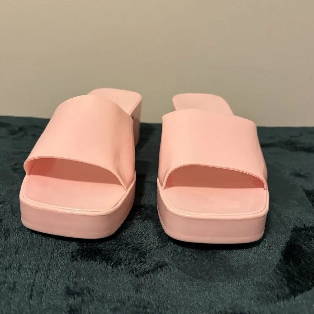 Steve Madden Women’s Harlin Chunky Pink Sandals Size 8M